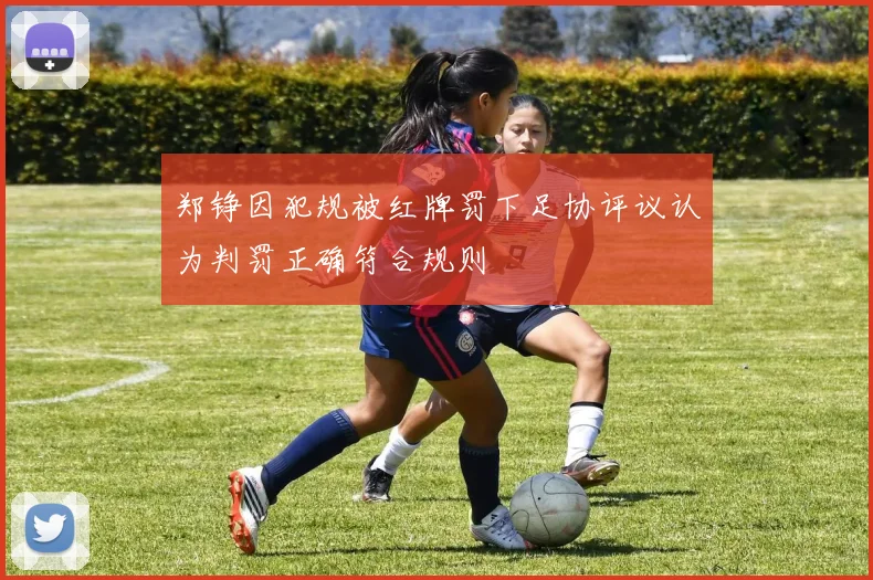 郑铮因犯规被红牌罚下足协评议认为判罚正确符合规则
